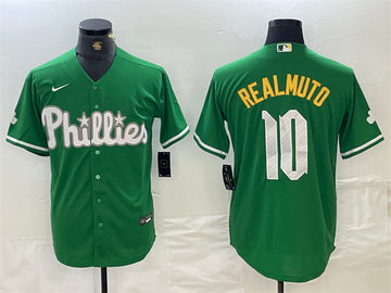 JT Realmuto Philadelphia Phillies green City Connect jersey