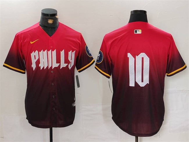 JT Realmuto Philadelphia Phillies red City Connect jersey