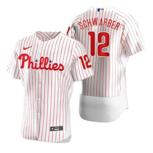 Kyle Schwarber Philadelphia Phillies white jersey