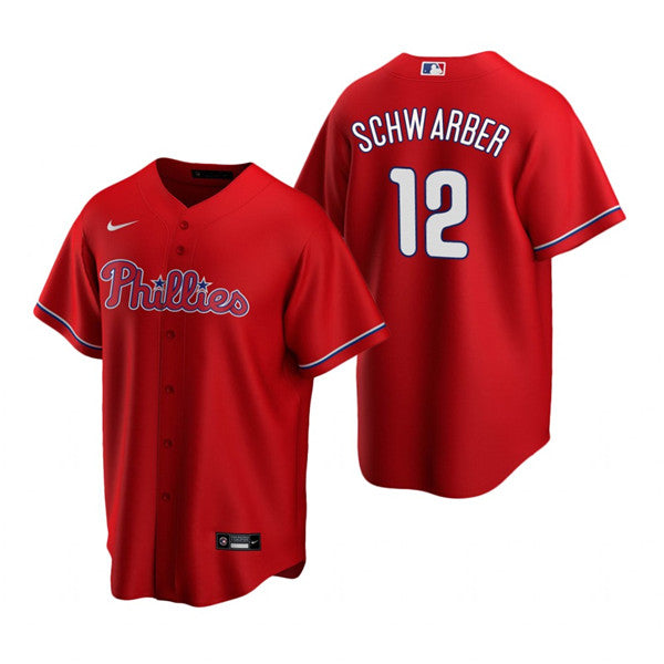 Kyle Schwarber Philadelphia Phillies red jersey