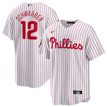 Kyle Schwarber Philadelphia Phillies white jersey
