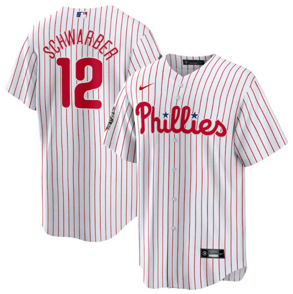 Kyle Schwarber Philadelphia Phillies white jersey