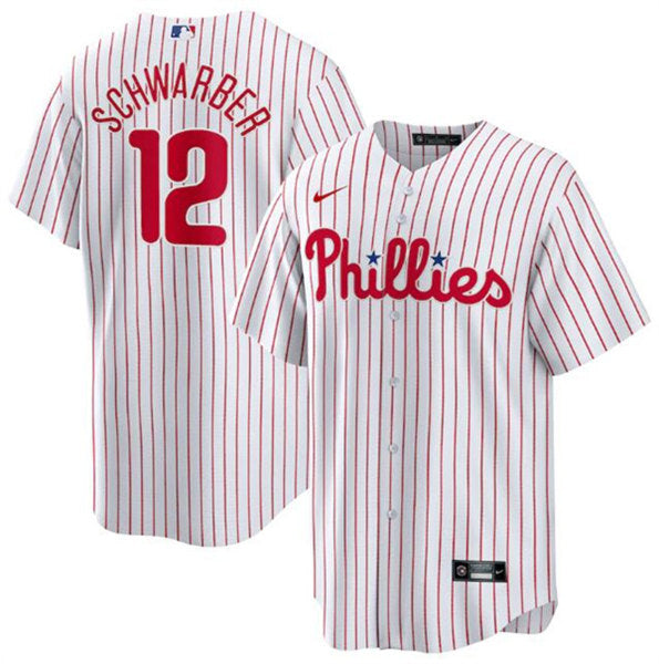 Kyle Schwarber Philadelphia Phillies white jersey