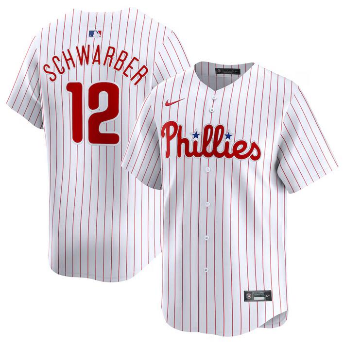 Kyle Schwarber Philadelphia Phillies white Home jersey
