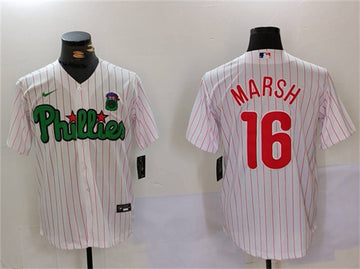 Brandon Marsh Philadelphia Phillies white-green jersey