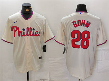 Alec Bohm Philadelphia Phillies cream jersey