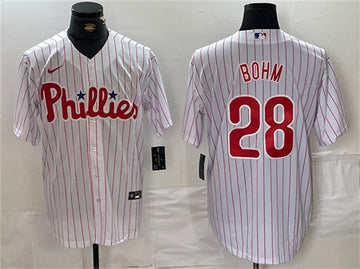 Alec Bohm Philadelphia Phillies white jersey