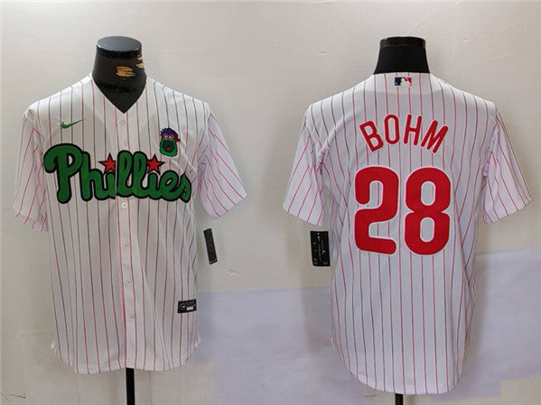 Alec Bohm Philadelphia Phillies white-green jersey
