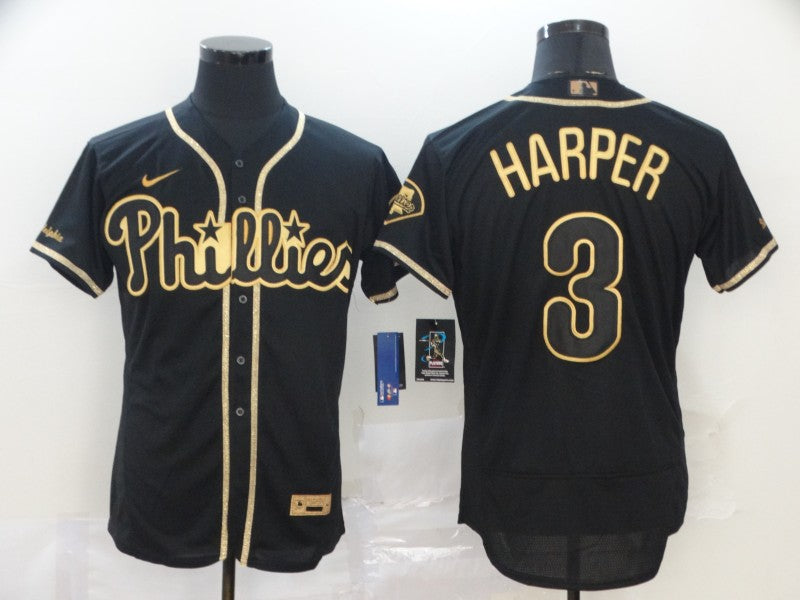Bryce Harper Philadelphia Phillies black jersey