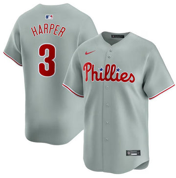 Bryce Harper Philadelphia Phillies gray Away jersey