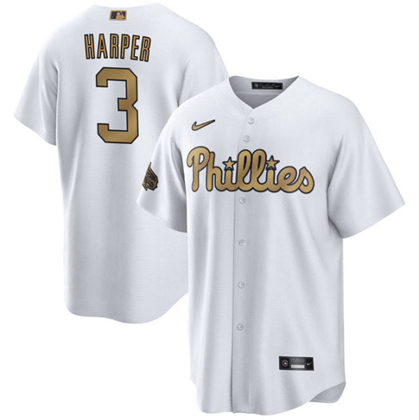 Bryce Harper Philadelphia Phillies white All-Star jersey
