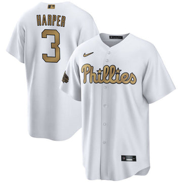 Bryce Harper Philadelphia Phillies white All-Star jersey