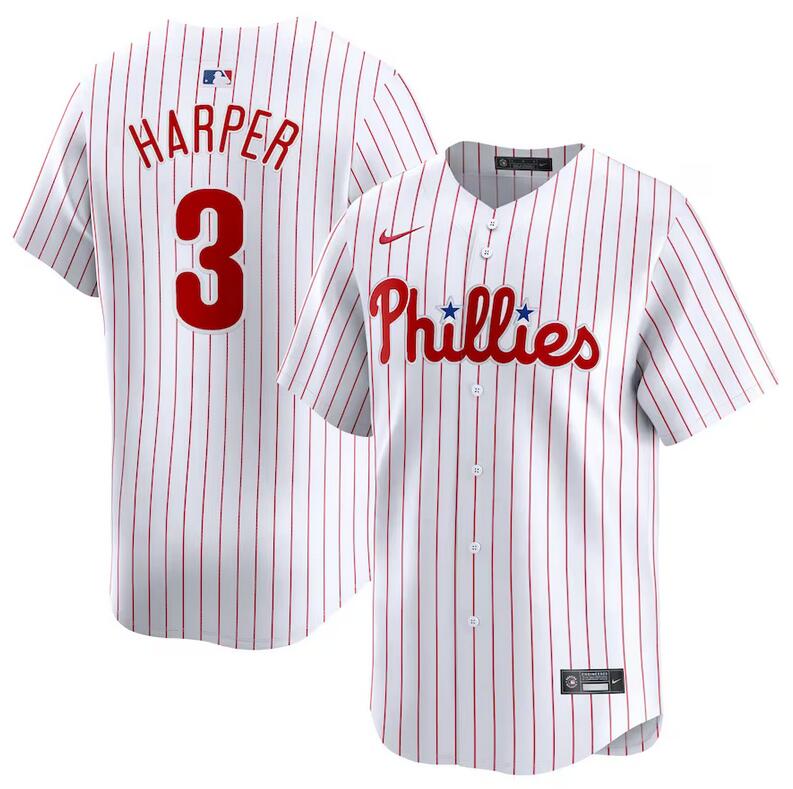 Bryce Harper Philadelphia Phillies white Home jersey