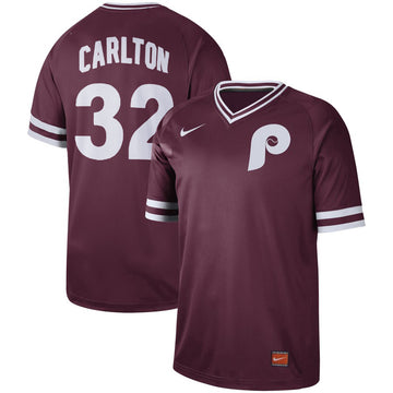 Steve Carlton Philadelphia Phillies maroon Legend jersey