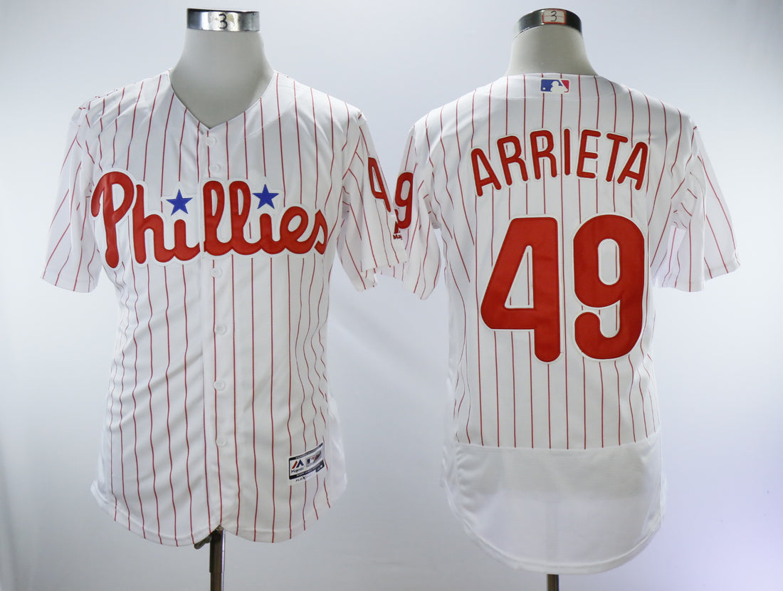 Jake Arrieta Philadelphia Phillies white jersey