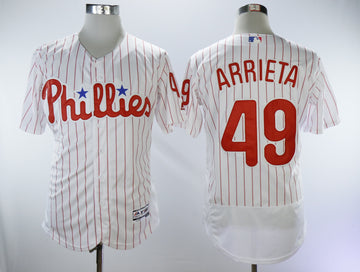 Jake Arrieta Philadelphia Phillies white jersey