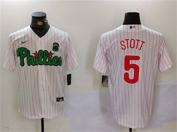 Bryson Stott Philadelphia Phillies white-green jersey