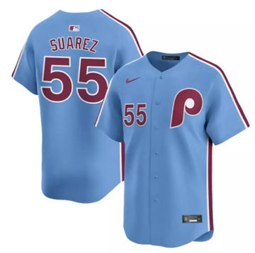 Ranger Suarez Philadelphia Phillies blue Alternate jersey