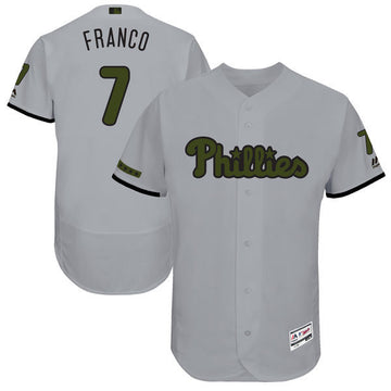 Maikel Franco Majestic Philadelphia Phillies gray Authentic jersey
