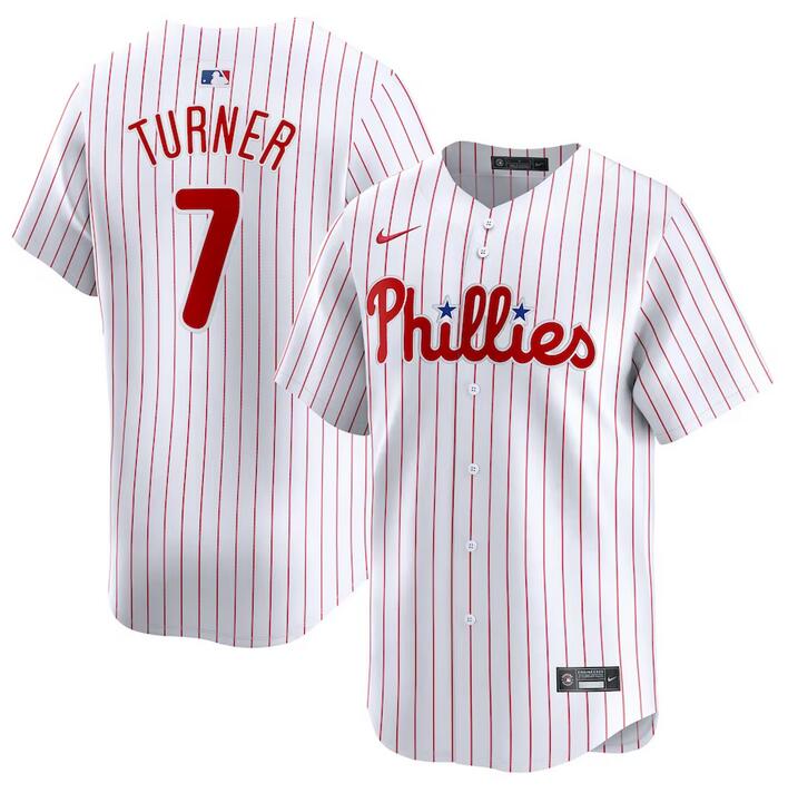 Trea Turner Philadelphia Phillies white Home jersey