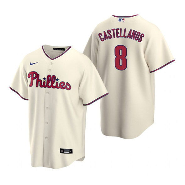 Nick Castellanos Philadelphia Phillies cream jersey