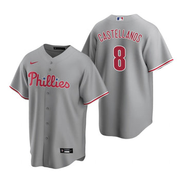 Nick Castellanos Philadelphia Phillies gray jersey
