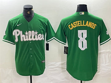 Nick Castellanos Philadelphia Phillies green City Connect jersey