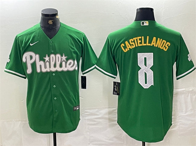 Nick Castellanos Philadelphia Phillies green City Connect jersey