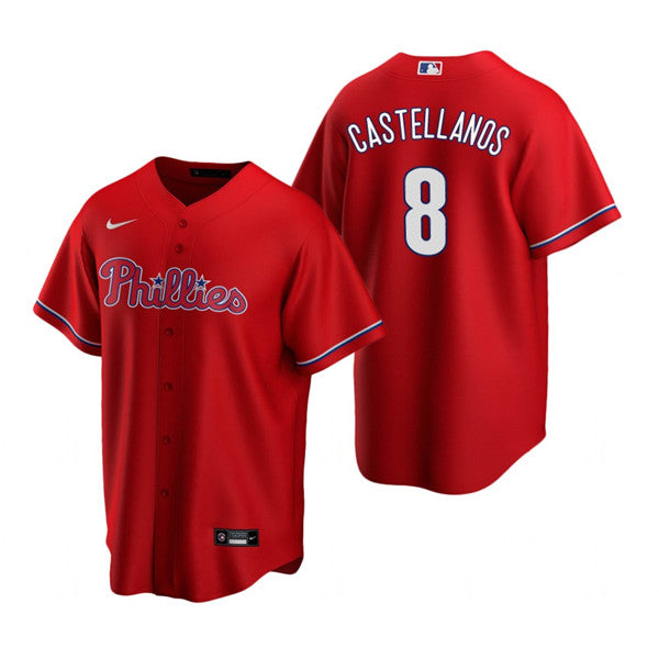 Nick Castellanos Philadelphia Phillies red jersey