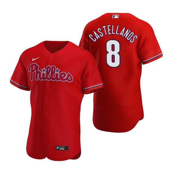 Nick Castellanos Philadelphia Phillies red jersey