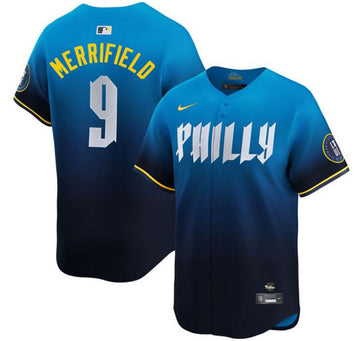 Whit Merrifield Philadelphia Phillies blue City Connect jersey