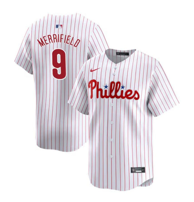 Whit Merrifield Philadelphia Phillies white Home jersey