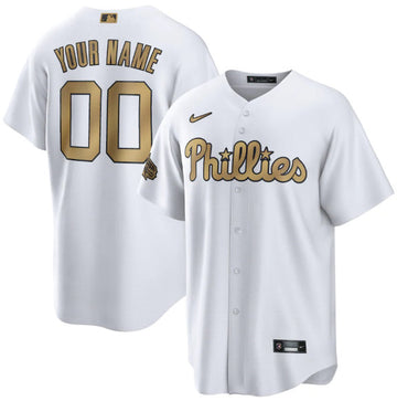 Custom Philadelphia Phillies white All-Star jersey