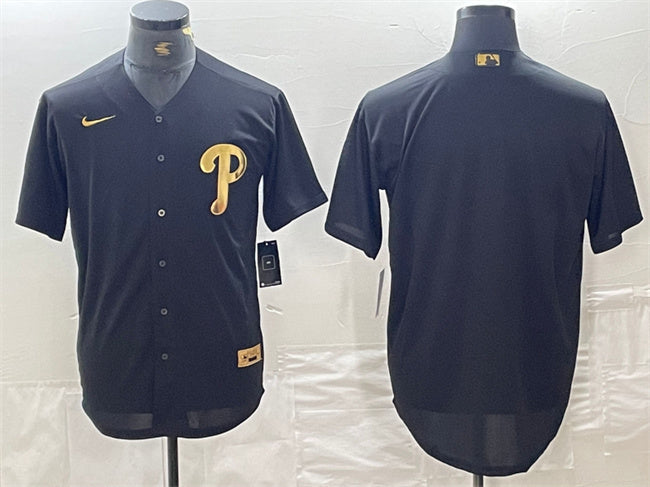 Custom Philadelphia Phillies black jersey