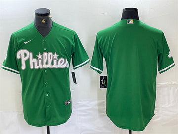 Custom Philadelphia Phillies green jersey