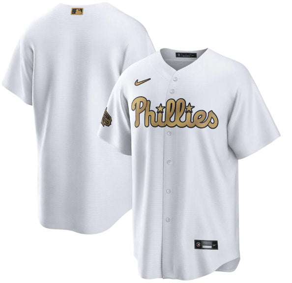 Custom Philadelphia Phillies white All-Star jersey