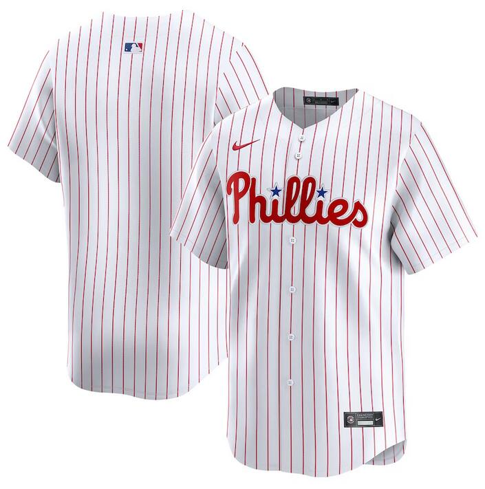 Custom Philadelphia Phillies white Home jersey