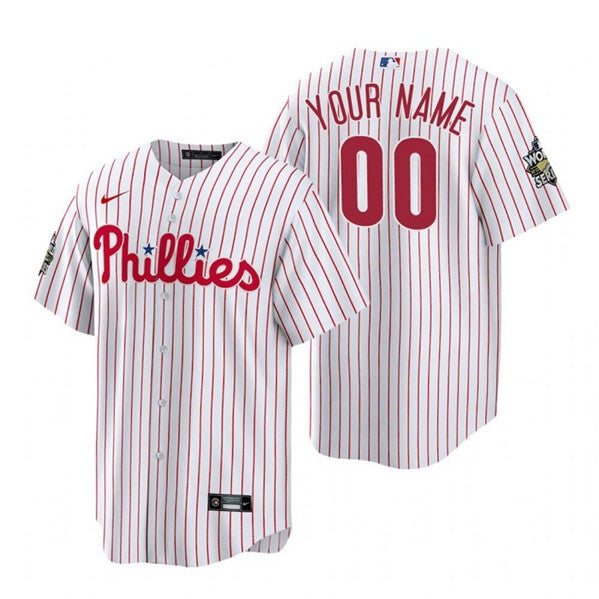 Custom Philadelphia Phillies white jersey