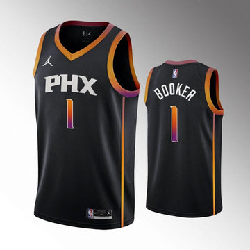 Devin Booker Balck Basketball Phoenix Suns jersey