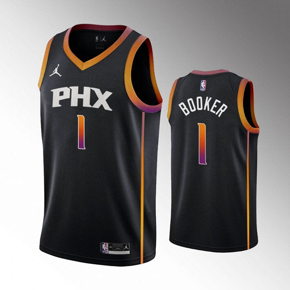 Devin Booker Balck Basketball Phoenix Suns jersey