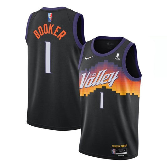 Devin Booker Phoenix Suns black City Edition jersey