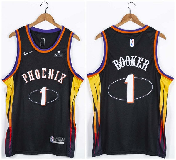 Devin Booker Phoenix Suns black jersey