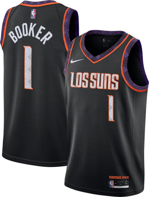 Devin Booker Phoenix Suns black City Edition jersey