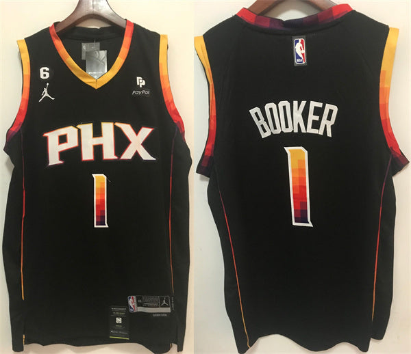 Devin Booker Phoenix Suns black jersey
