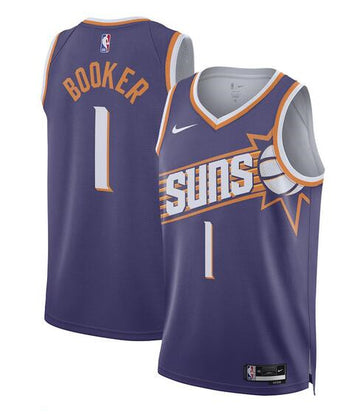 Devin Booker Phoenix Suns purple jersey