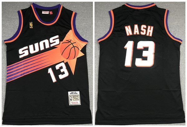 Steve Nash Phoenix Suns black Throwback jersey