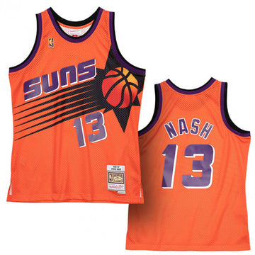 Steve Nash Phoenix Suns orange Throwback jersey