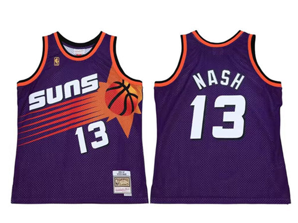 Steve Nash Phoenix Suns purple Throwback jersey