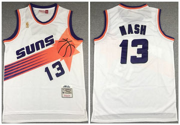 Steve Nash Phoenix Suns white Throwback jersey