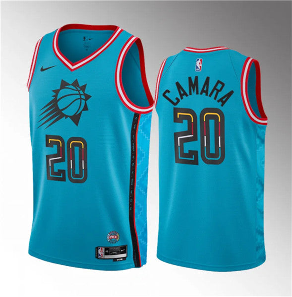Toumani Camara Phoenix Suns blue City Edition jersey